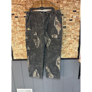Camo Mossy Oak Breakup Country Mens Hunting and Hiking Cargo Pant Size 40/42 XL